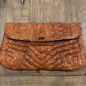 Vintage Buchner snake skin clutch